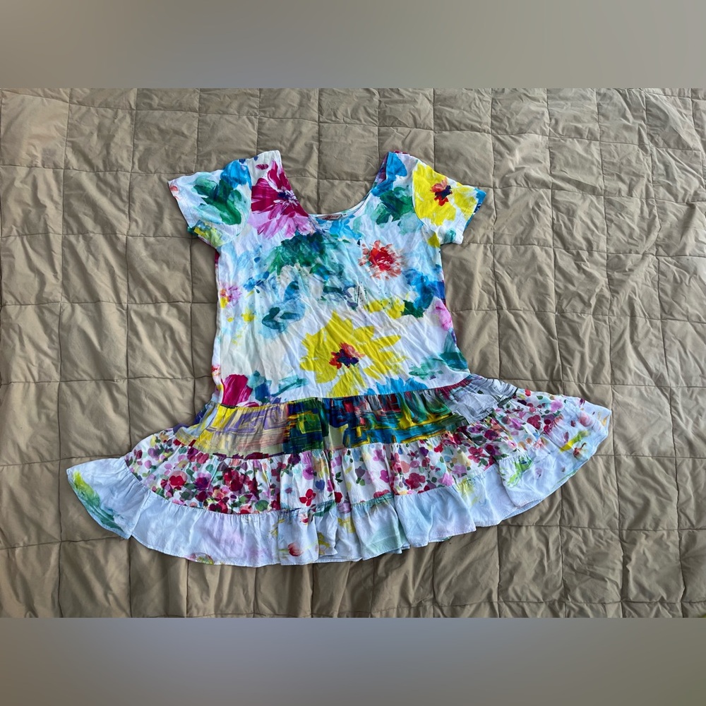 Jams World White Multicolor Floral Mini Dress